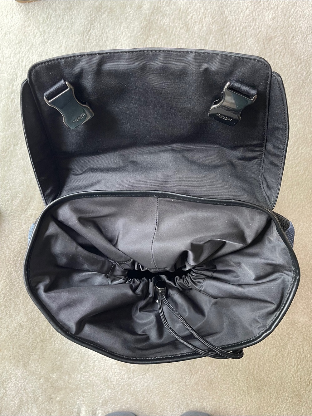 COACH roll up top backpack blue - Picture 5 of 8